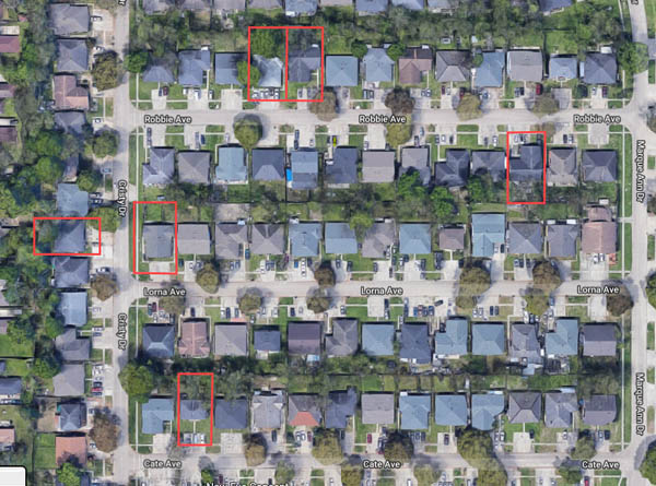 12383, 12385 Robbie Ave 12542, 12544 Robbie Ave 12427, 12429 Robbie Ave 1345, 1347 Cristy Dr 12329, 12331 Lorna Ave 12343, 12345 Cate Ave